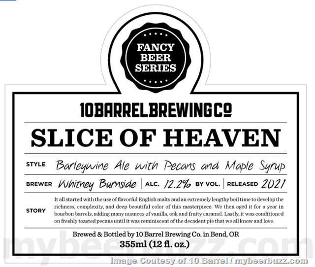 10 Barrel Adding Slice Of Heaven Barleywine To Fancy Beer Series / Revive / tinyHAUS Equatorial Haze / Profuse Juice / tinyHAUS Tiny Haze