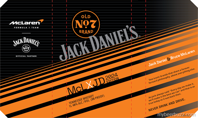 Jack Daniels McLaren Formula 1 Team 2024 Edition Tennessee Whiskey