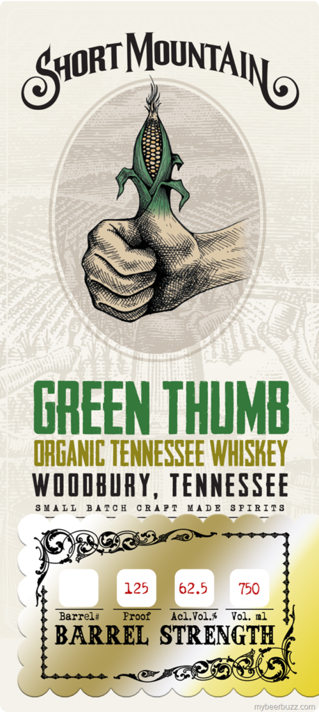 Short Mountain Green Thumb Organic Tennessee Whiskey