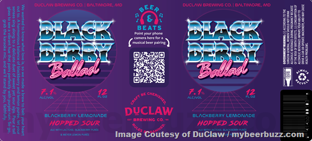 DuClaw Adding Black Berry Ballad Hopped Sour