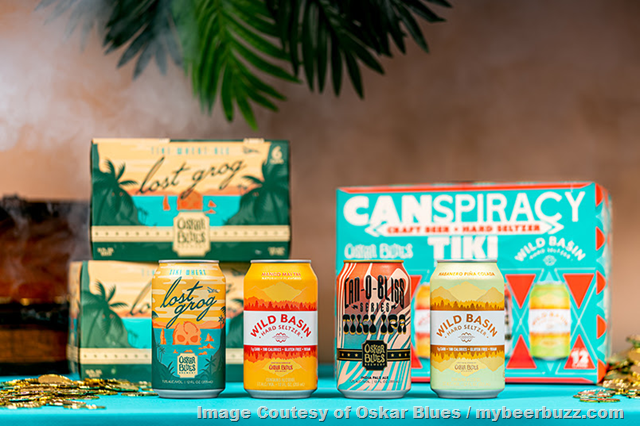 Oskar Blues Brewery Launches Tiki-Inspired CANspiracy Mix Pack With Two New Beers, Plus Hard Seltzers