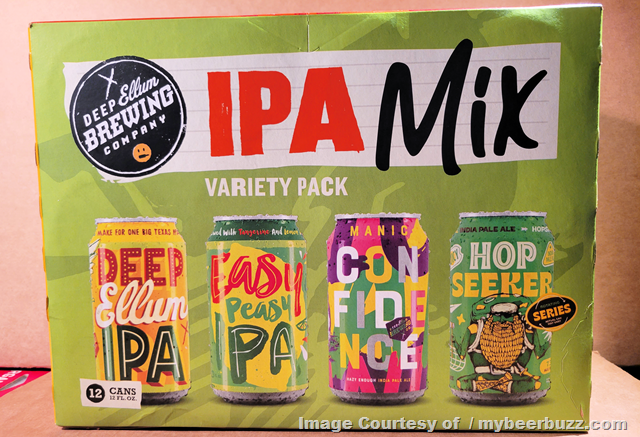 Mybeerbuzz .com Highlights Deep Ellum Brewing’s IPA Mix Variety Pack (Review)