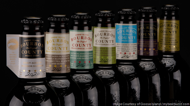 Goose Island Reveals 2020 Bourbon County Stout Variants