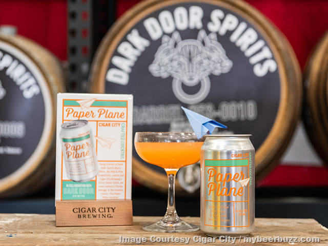 Cigar City Brewing and Dark Door Spirits Team Up to Release Innovative Ready-To-Drink Cocktail, Paper Plane