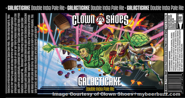 Clown Shoes Updating Galacticake, Mango Farm, The Exorcist, The Barista & Clementine Cans