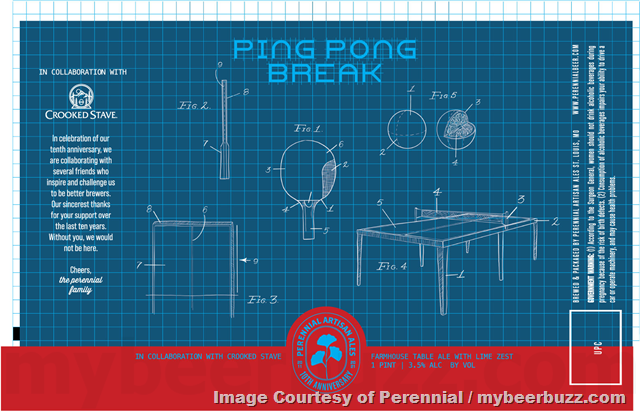 Perennial & Crooked Stave Collaborate On Ping Pong Break / Planned Collapse / Gramàtica Campesina