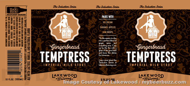 Lakewood Adding Gingerbread Temptress / Irish Cream Temptress / Sun Burst / Stub’s / Cookies n’ Cream Temptress