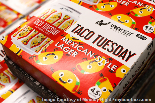 Monday Night Brewing Releases Taco Tuesday Mexican-Style Lager in 12-Packs
