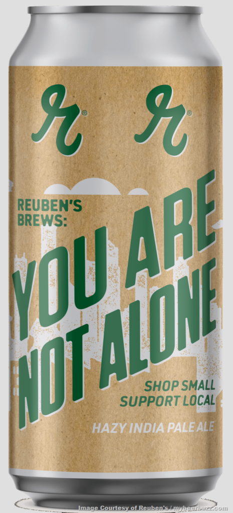 Reuben’s Announces Re-Release of Beer Supporting Service Industry Workers: You Are (Still) Not Alone and Opening of New Outdoor Space