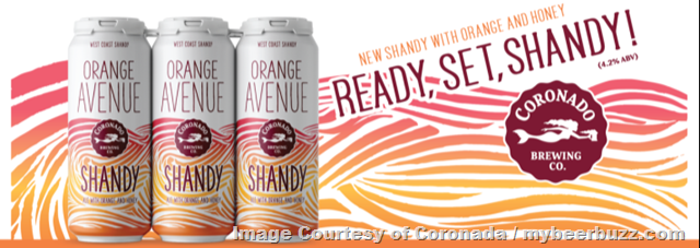 Coronado Brewing Announces Launch of Orange Avenue Shandy, A Juicy New Ale