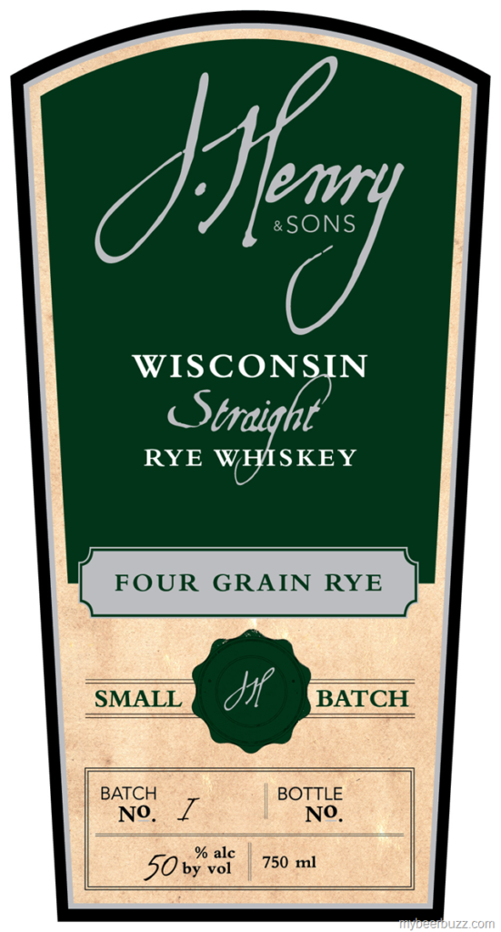 Henry Farms Prairie Spirits J. Henry & Sons Four Grain Rye Wisconsin Straight Rye Whiskey