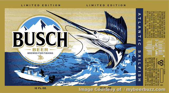 Bush & Busch Light Adding Fishing Specialty Cans