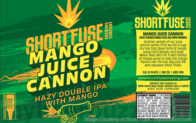 Short Fuse Adding Mango Juice Cannon Cans