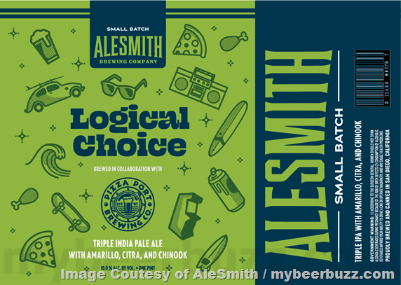AleSmith & Pizza Port Collaborate On Logical Choice / My Bloody Valentine Returns
