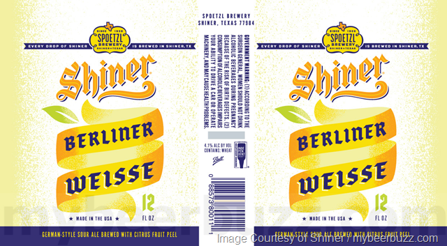 Shiner Working On Berliner Weisse Cans