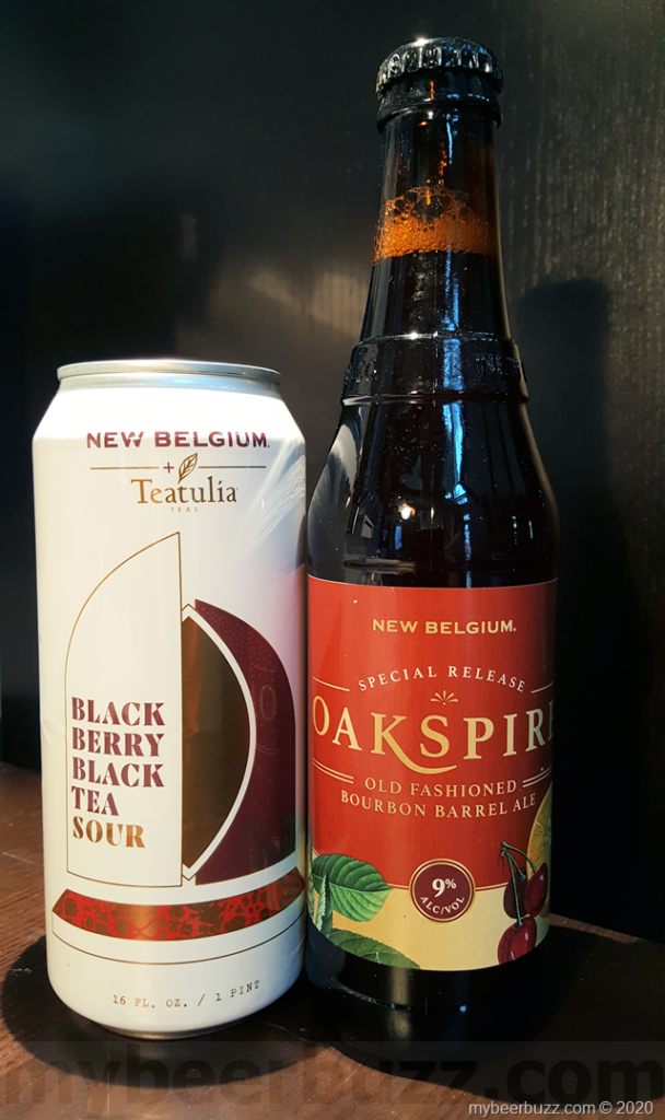 Mybeerbuzz .com Highlights New Belgium Blackberry Black Tea Sour & Oakspire (Review)