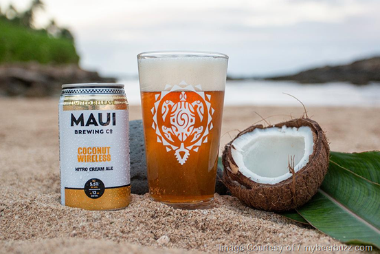 Maui Brewing Launches Coconut Wireless Nitro Cream Ale