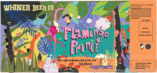 Whiner Beer Working On Flamingo Prince Beer With Kombucha