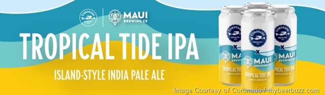 Coronado Brewing & Maui Brewing Collab on Tropical Tide IPA