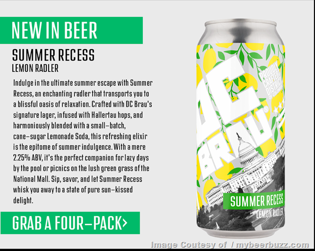 DC Brau Releasing Summer Recess