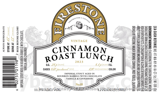 Firestone Walker Adding Cinnamon Roast Lunch, Between Two Grahams, Apple Jack Flash, Grapple With Apple, Rip This Joint & Stop Breaking Down