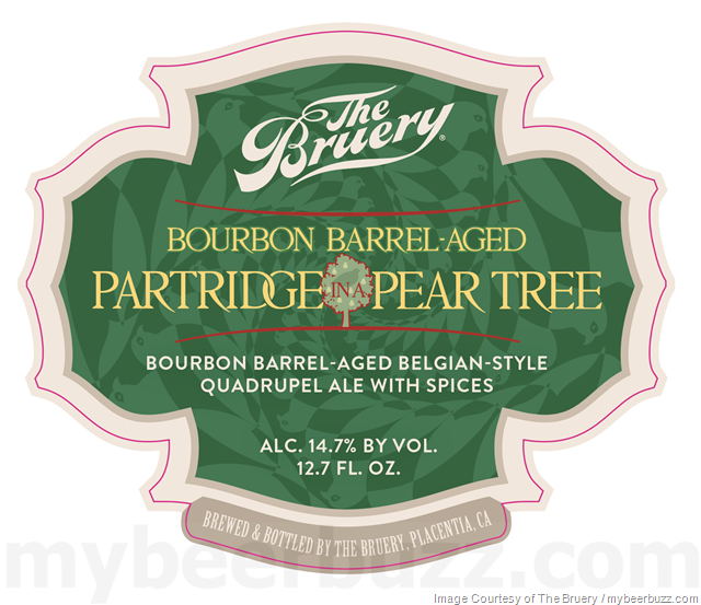 The Bruery Barrel-Aged 12 Days Of Christmas Beers Return–Partridge In A Pear Tree & More