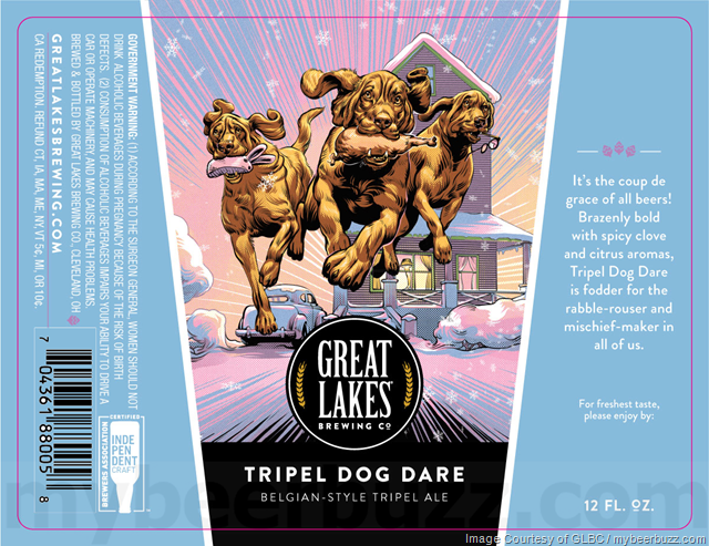 Great Lakes Adding Tripel Dog Dare Bottles