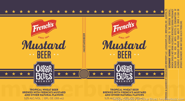 Oskar Blues Adding French’s Mustard Beer