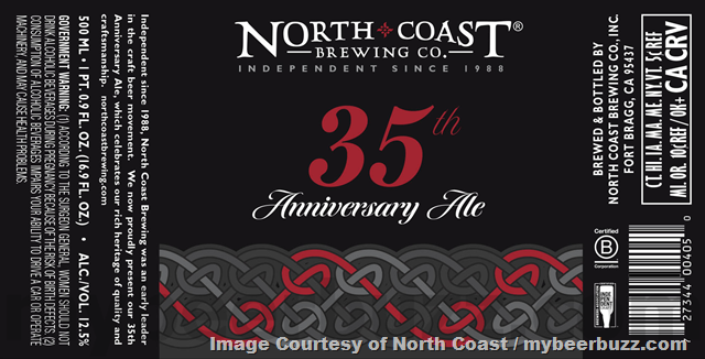 North Coast Working On 35th Anniversary Ale / Scrimshaw Ale / Old Rasputin / Brother Thelonious / 2024 Barrel-Aged Old Rasputin / Blue Star / Old No. 38 Stout / Zócalo Stout