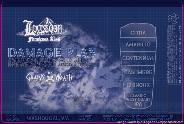 Logsdon Farmhouse Ales & Grains Of Wrath Collaborate On Damage Plan
