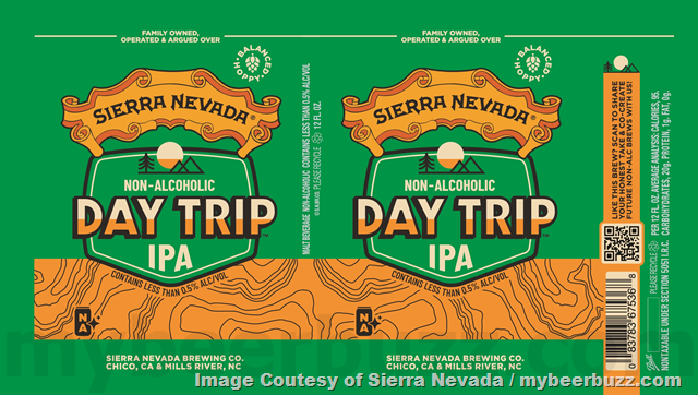 Sierra Nevada Adding Non-Alcoholic Day Trip IPA & Day Trip Golden