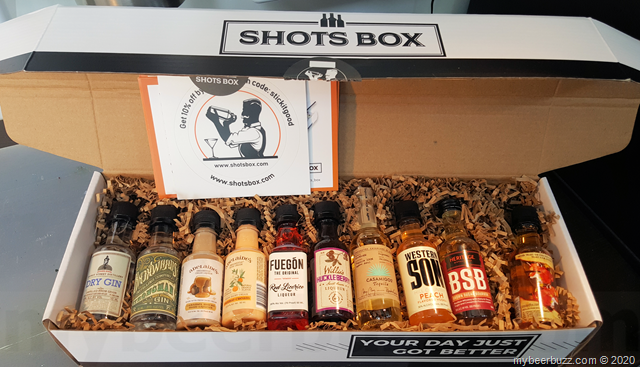 Mybeerbuzz .com Highlights The New Shots Box Sample Box (Review)