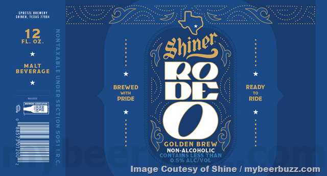 Shiner Adding Rodeo Non-Alcoholic Golden Brew