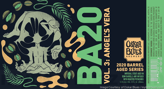 Oskar Blues Adding BA20 Vol. 3 Angel’s Vera
