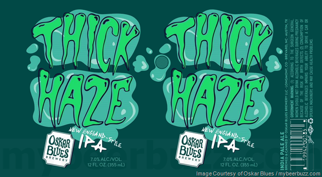 Oskar Blues Adding Thick Haze & Can-O-Bliss Resinous IPA