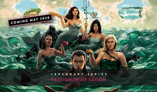 Great Lakes Siren Shores Passion Fruit Saison Coming In May