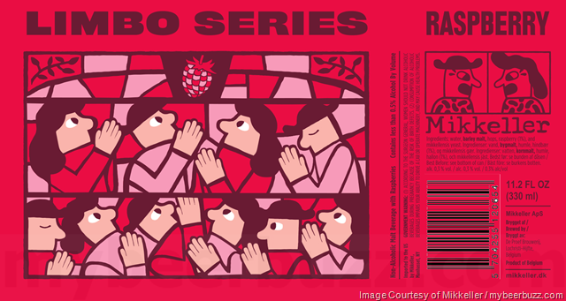 Mikkeller Adding Non-Alcoholic Limbo Series Raspberry
