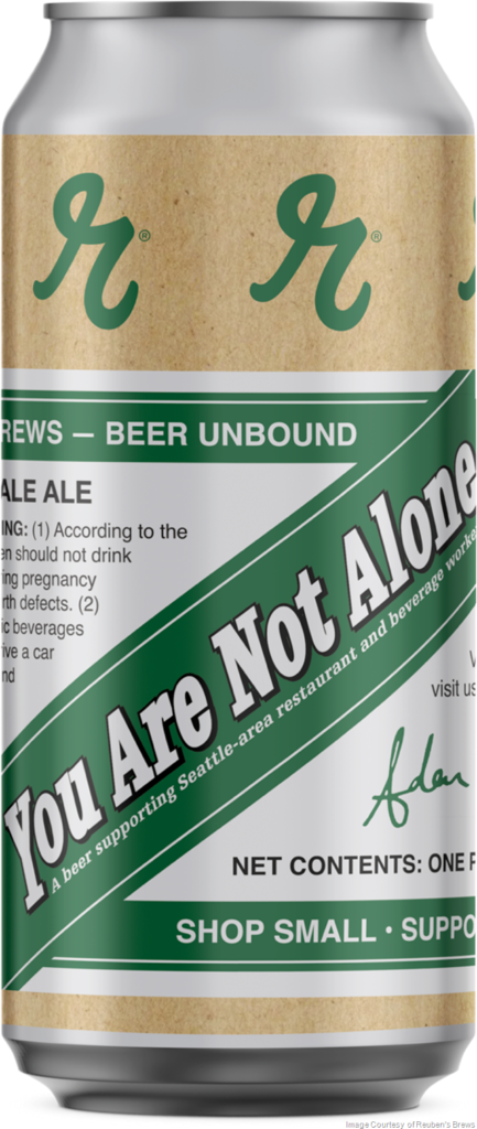 Reuben’s Brews Announces “You Are Not Alone” Beer – 100% of Profits Donated To Support Food/Beverage Workers