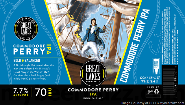 Great Lakes Updating Commodore Perry IPA, Christmas Ale & Burning River Pale Ale