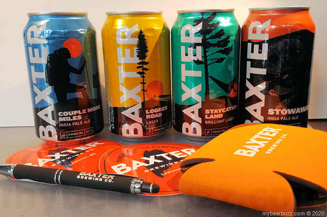 Mybeerbuzz .com Highlights Baxter Stowaway, Logger Road, Staycation Land & Couple More Miles (Review)