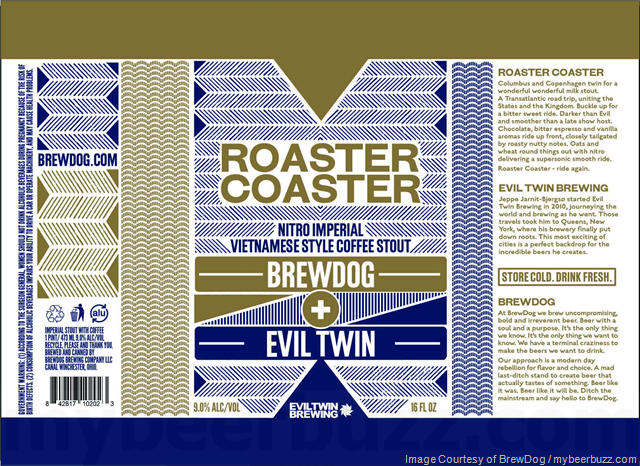 BrewDog & Evil Twin Collaborate On Roaster Coaster