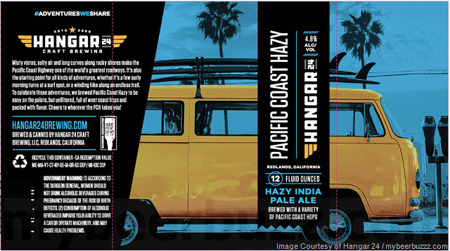 Hangar 24 Adding Pacific Coast Hazy Cans