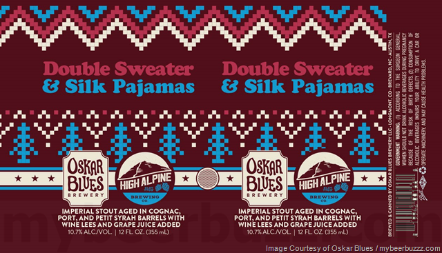 Oskar Blues & High Alpine Brewing Collaborate On Double Sweater & Silk Pajamas