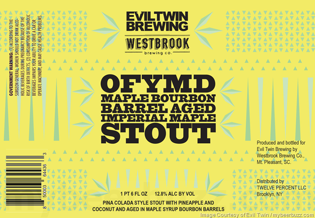 Evil Twin & Westbrook Collaborate On OGYMD Maple Bourbon Barrel Aged Imperial Maple Stout