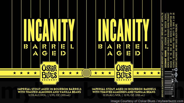 Oskar Blues Adding Incanity Barrel-Aged Imperial Stout