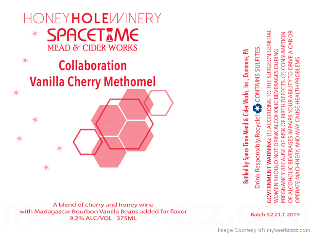 Space Time Mead & Cider Works Adding Vanilla Cherry Methomel Collaboration / Uh, Houston, We’ve Had A Problem