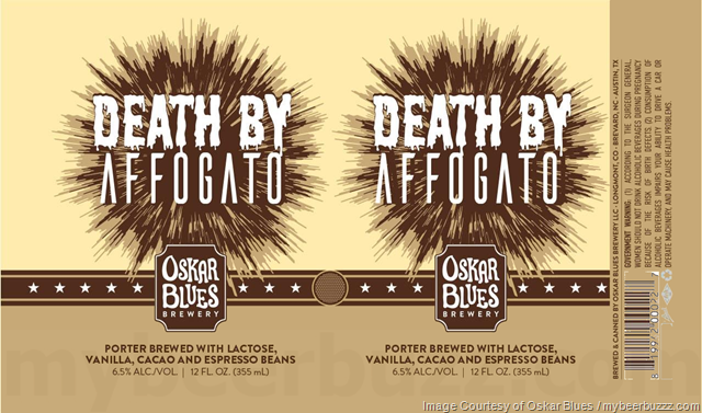 Oskar Blues Adding Death By Affogato Porter Cans