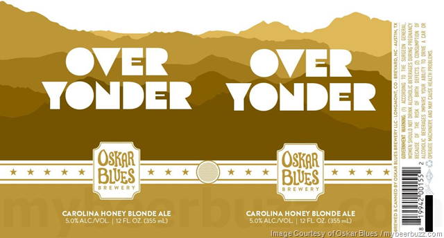 Oskar Blues Adding Over Yonder Carolina Honey Blonde Ale
