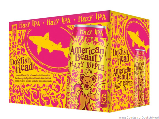 Dogfish Head & Grateful Dead Collaborate to Release American Beauty Hazy Ripple IPA