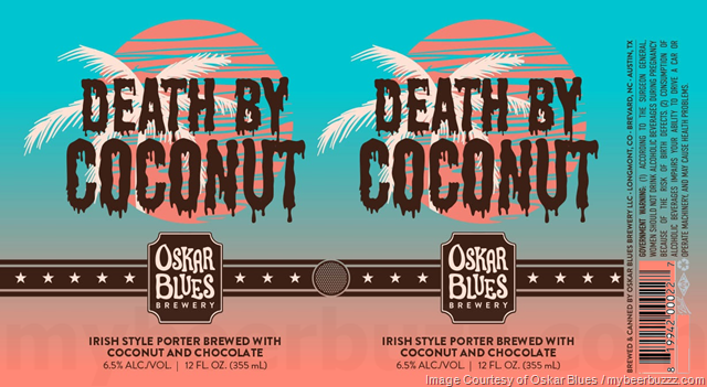 Oskar Blues Death By Coconut Returning In New Packaging